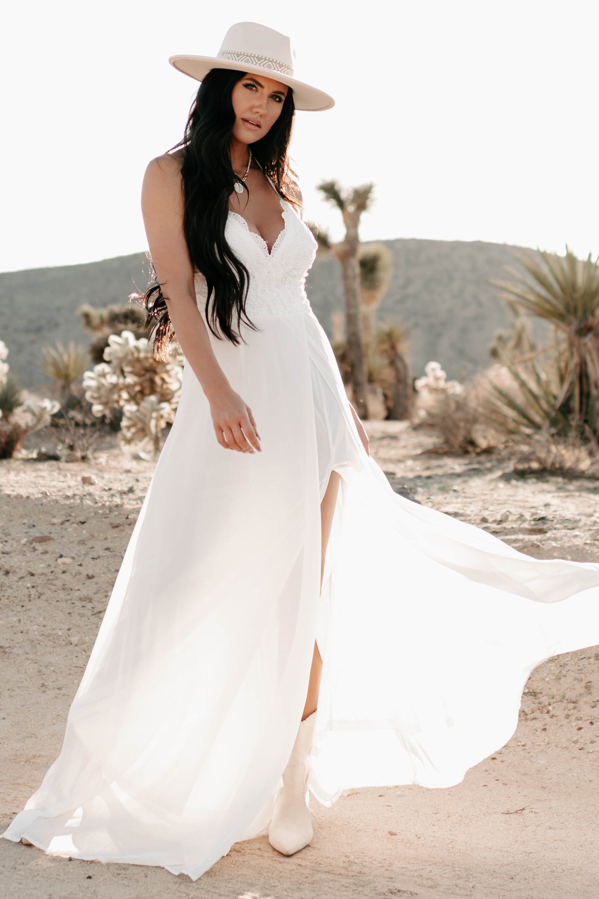 Heavenly hues white maxi hot sale dress