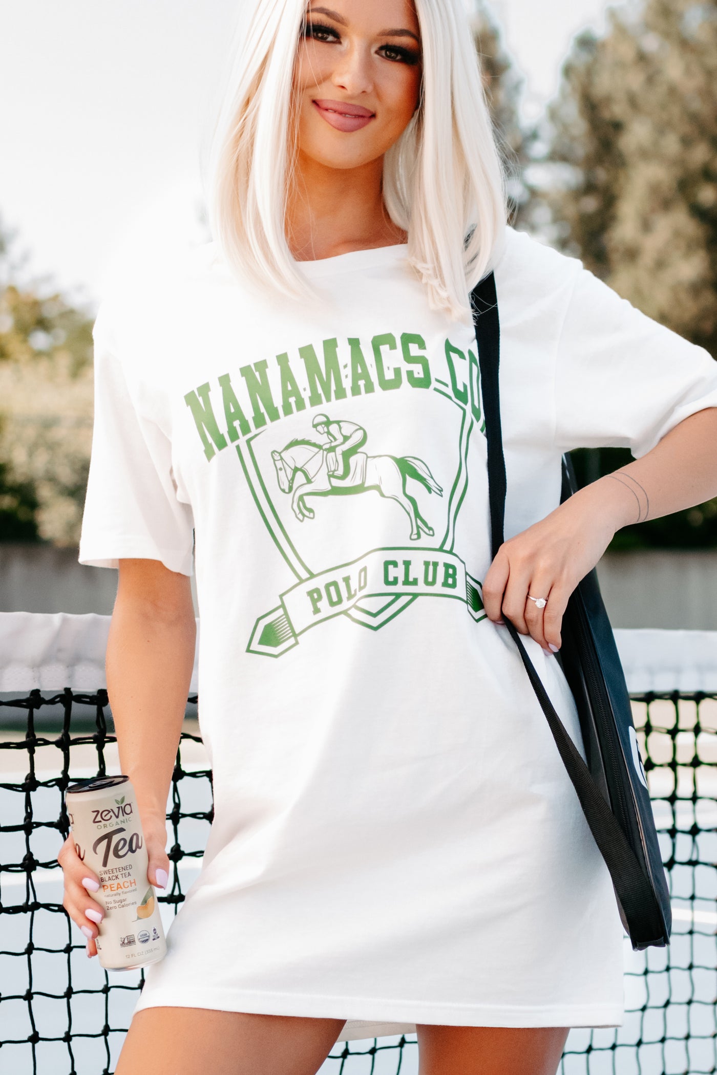 "NanaMacs Co. Polo Club" Graphic - Multiple Shirt Options (White) - Print On Demand - NanaMacs
