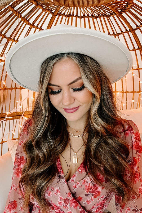 Desert Dreams Wide Brim Hat (Ivory) - NanaMacs