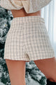 Cambridge Cool Tweed Shorts (Cream) - NanaMacs