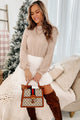 The Moment Is Now Sweater Knit Bodysuit (Sand) - NanaMacs