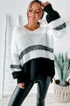 Lillian Colorblock Sweater (Black) - NanaMacs