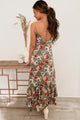 Southern Smiles Button-Down Floral Midi Dress (Sage) - NanaMacs