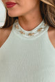 Bora Bora Babe Choker Necklace (Clear) - NanaMacs