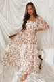 Country Drives Paisley Print Maxi Dress (Ivory Multi) - NanaMacs