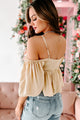 When Love Comes Along Ruched Puff Sleeve Top (Yellow) - NanaMacs