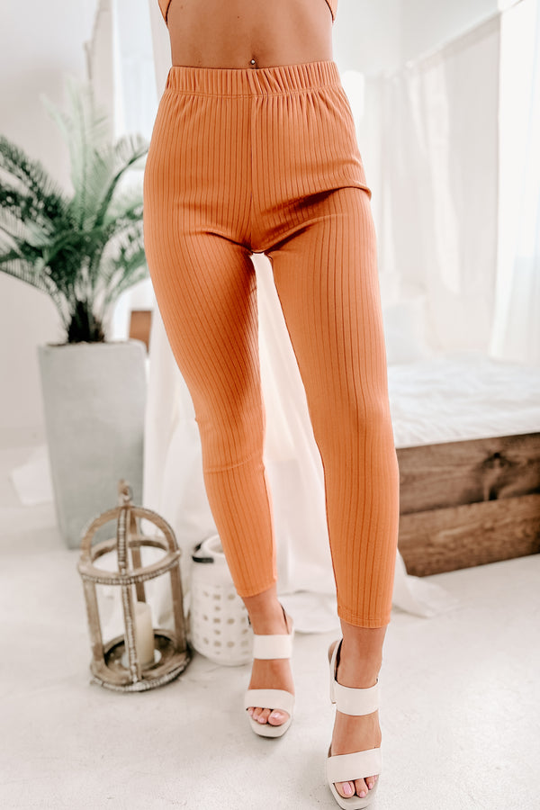 Everything And More Ribbed 3-Piece Set (Apricot) - NanaMacs