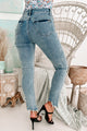 Sienna High Rise Distressed Special A Jeans (Medium Light) - NanaMacs