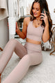 Eliza Racerback Crop Top (Blush) - NanaMacs