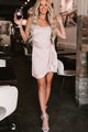 Getting It Girl Satin Strapless Mini Dress (Lilac) - NanaMacs
