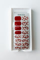 EDGEU Baked Gel Fingernail Stickers (Ruby Red Shell) - NanaMacs