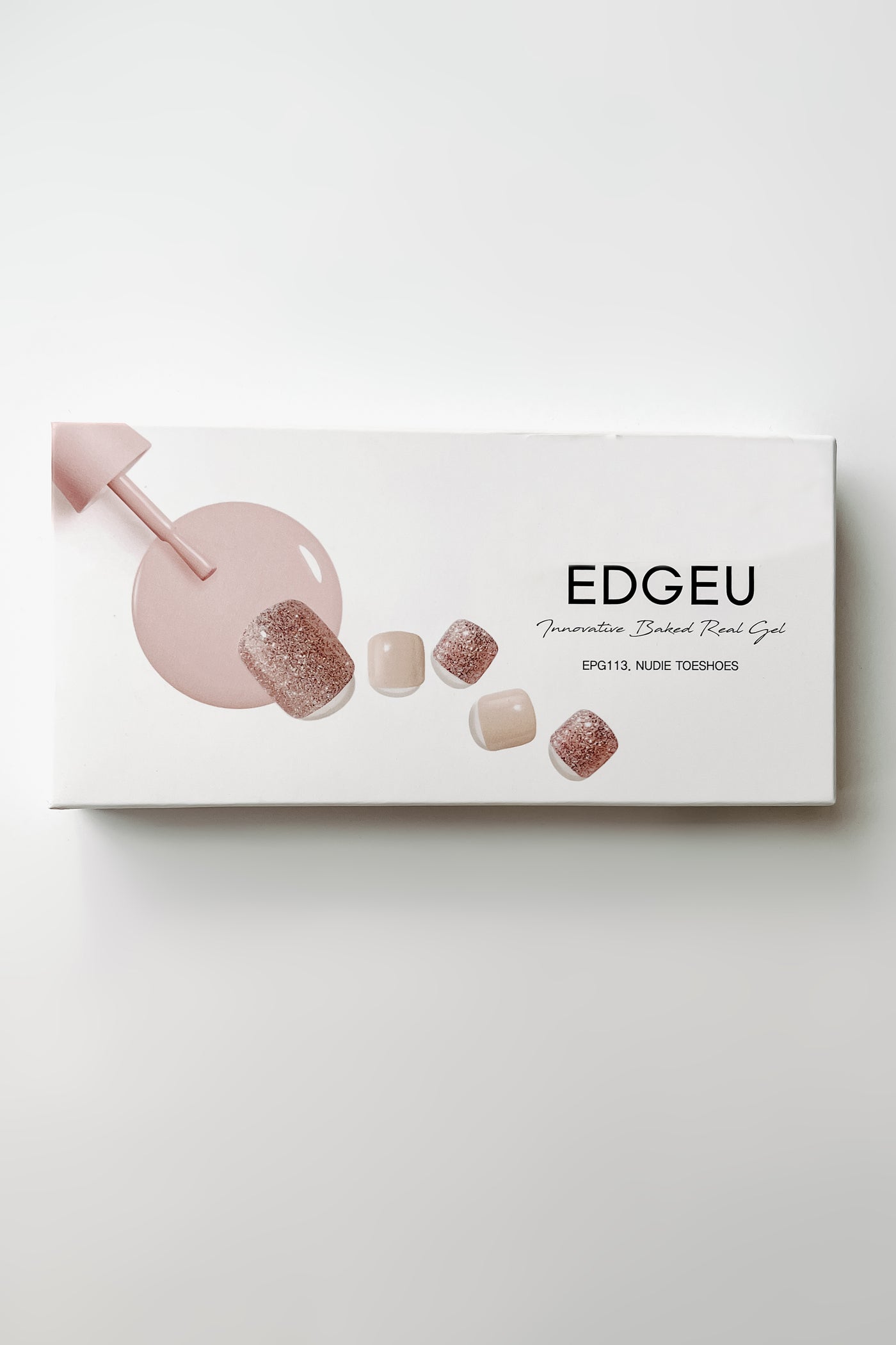 EDGEU Baked Gel Toe Nail Stickers (Nudie Toeshoes) - NanaMacs