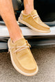 Walk It Out Men's Very G Slip-On Canvas Shoes (Sand) - NanaMacs