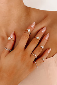 Certainly Sophisticated Ring Set (Gold) - NanaMacs