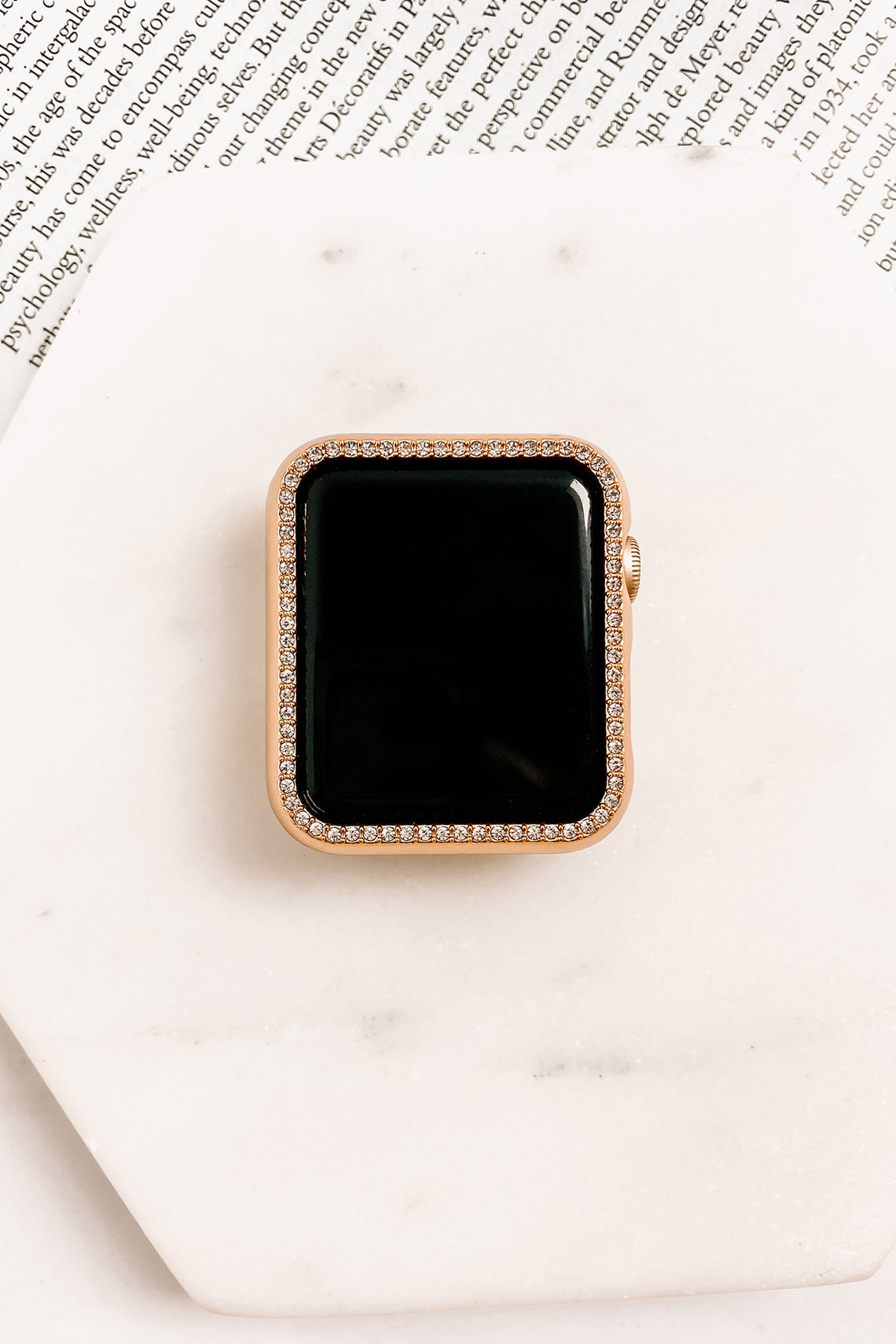 Bringing The Bling Rhinestone Apple Watch Case (Gold) - NanaMacs