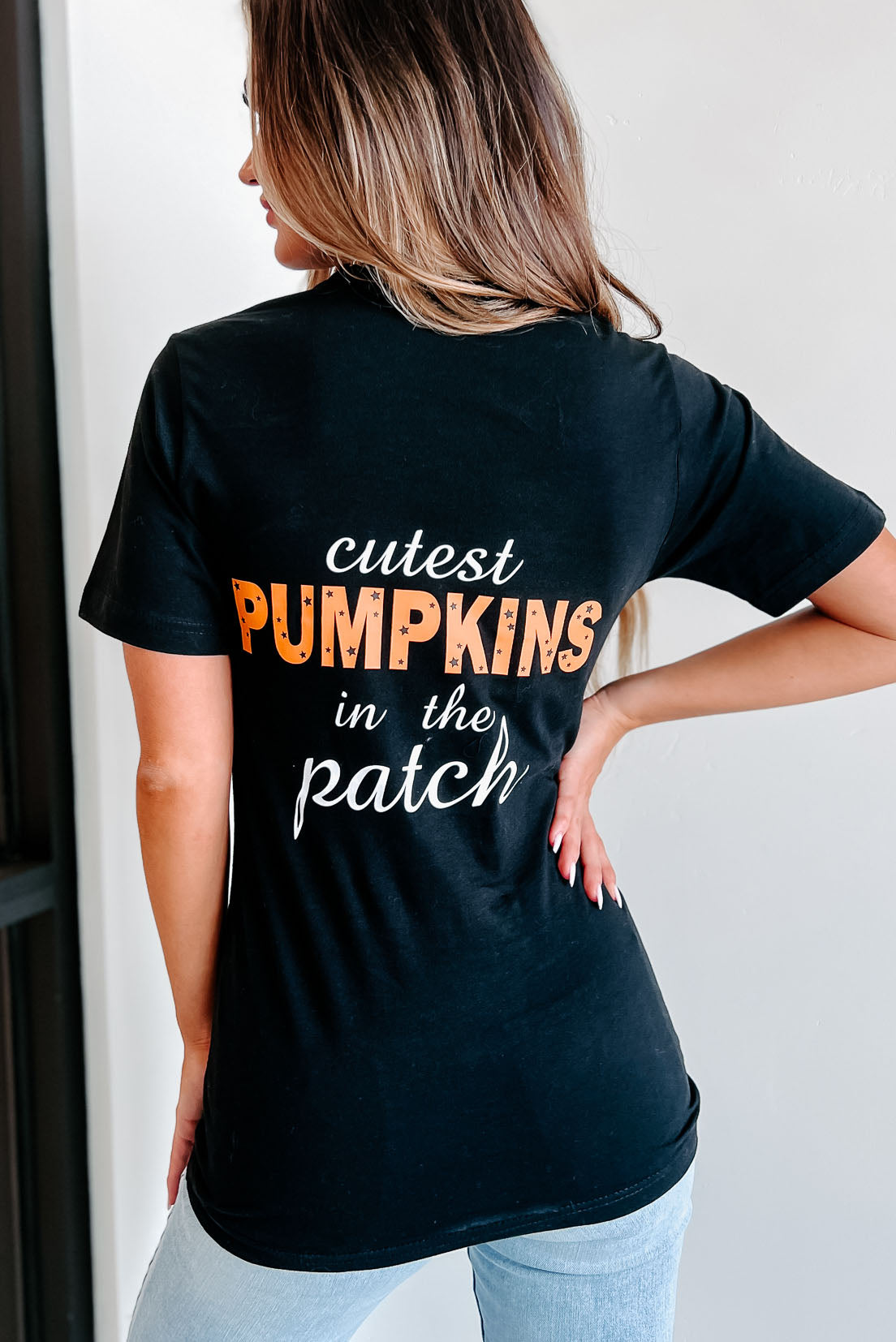 "Cutest Pumpkins" Double-Sided Graphic - Multiple Shirt Options (Black) - Print On Demand - NanaMacs