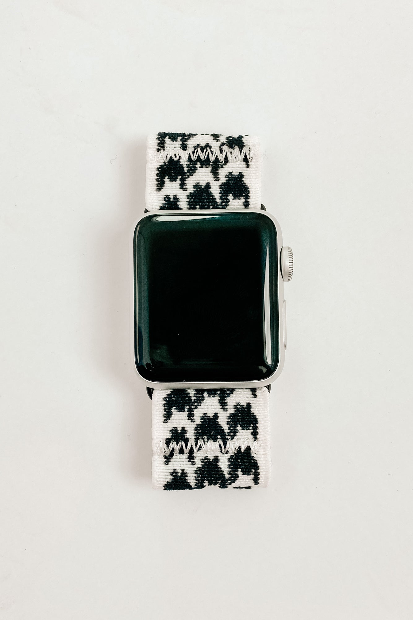 Girl On The Go Apple Watch Band (Hounds Tooth Black/White) - NanaMacs