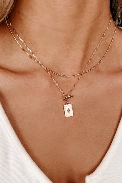 Be Good Dainty Layered Necklace (Gold) - NanaMacs