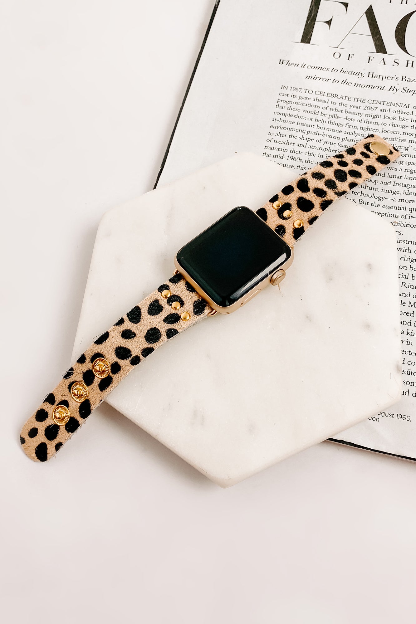 Snow leopard best sale apple watch band