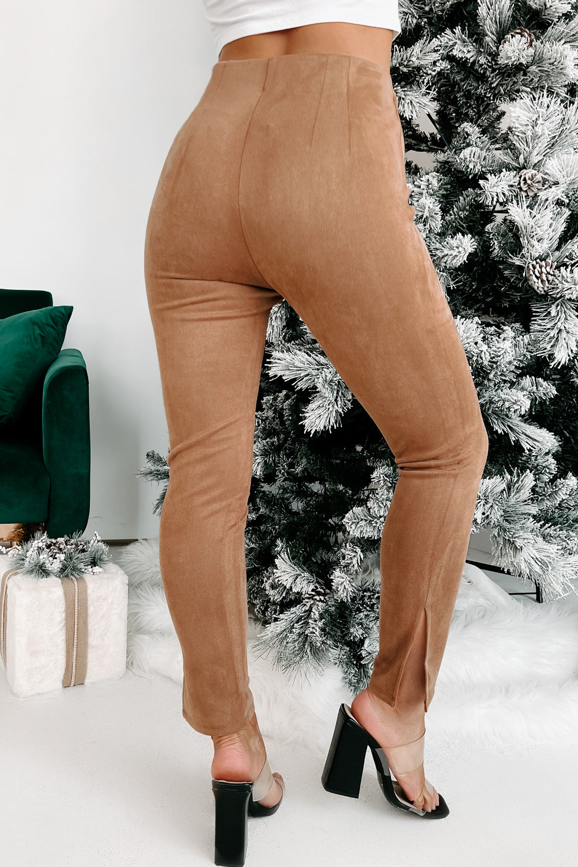 Slim Fit Split Front Tailored Trousers | boohoo