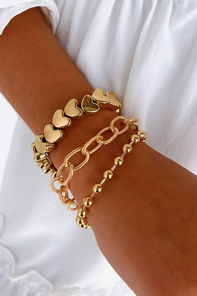 Dialed In Bracelet Set (Gold) - NanaMacs