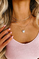 Your Heart And Soul Layered Necklace (Gold) - NanaMacs