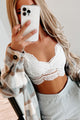 Doorbuster- Speak Softly Crochet Lace Bralette (White) - NanaMacs
