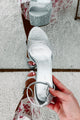 Faize Billini Rhinestone Platform Heels (Silver) - NanaMacs