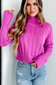 Wind Down Turtleneck Sweater (Orchid) - NanaMacs