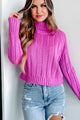 Wind Down Turtleneck Sweater (Orchid) - NanaMacs