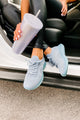 IMPERFECT Motivated To Move Sock Knit Sneakers (Blue) - NanaMacs