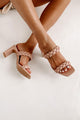 IMPERFECT Lure You In Braided Strap Heels (Mauve) - NanaMacs