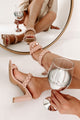 IMPERFECT Lure You In Braided Strap Heels (Mauve) - NanaMacs