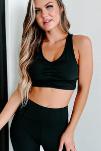 Always Moving Two Piece Top & Leggings Set (Black) - NanaMacs