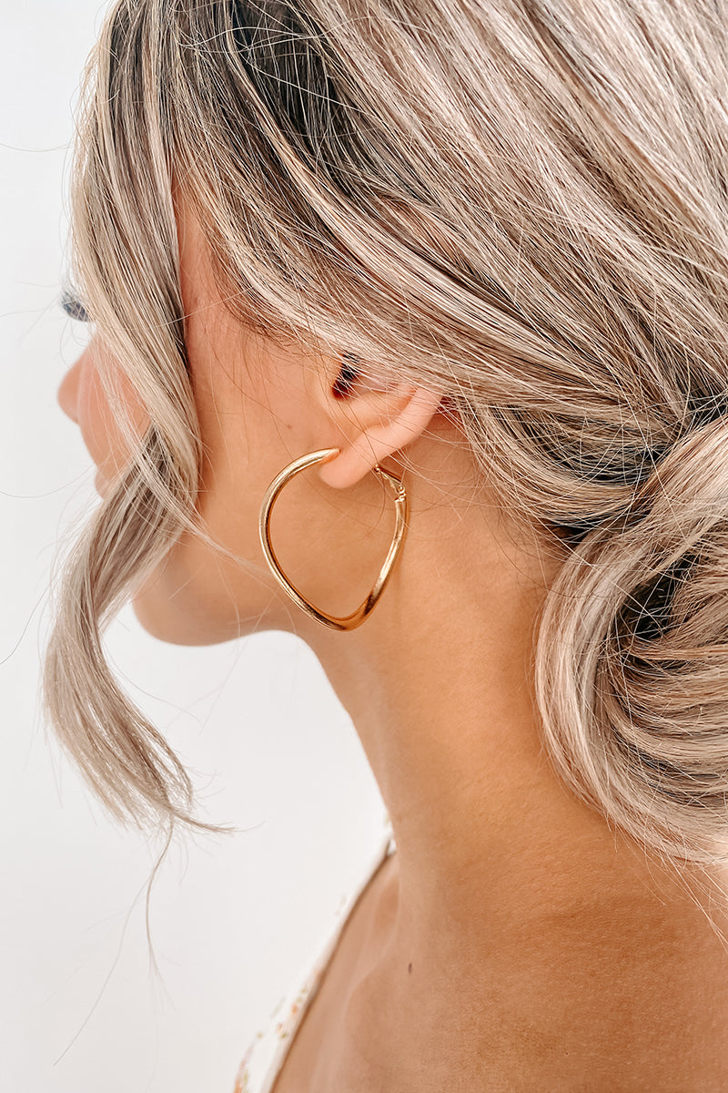 Spring Favorites Hoop Earrings (Gold) - NanaMacs
