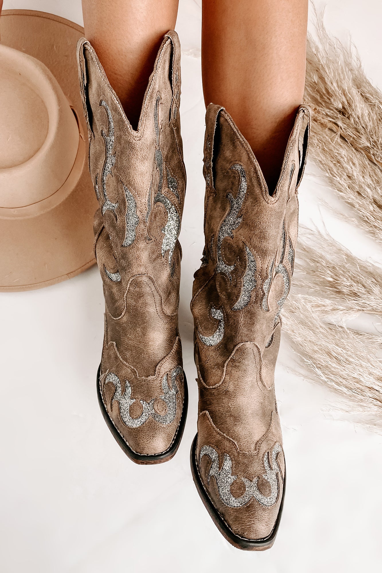 Glitter western clearance boots