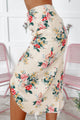 Chasing Success Floral Midi Skirt (Ivory/Coral/Sage) - NanaMacs