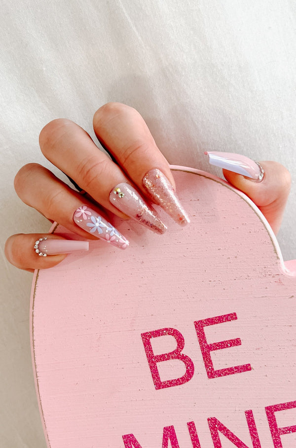 Nice Nails One Minute False Nail Kit (Pink) - NanaMacs