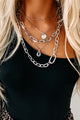 Obsession Layered Necklace (Silver) - NanaMacs