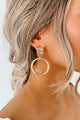 Visions Of Grandeur Hoop Earrings (Gold) - NanaMacs