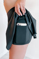 Stylish Contender NanaMacs Original Pleated Tennis Skirt (Black) - NanaMacs