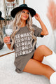 Here For The Yee-Haw's Graphic Tee (Charcoal) - NanaMacs