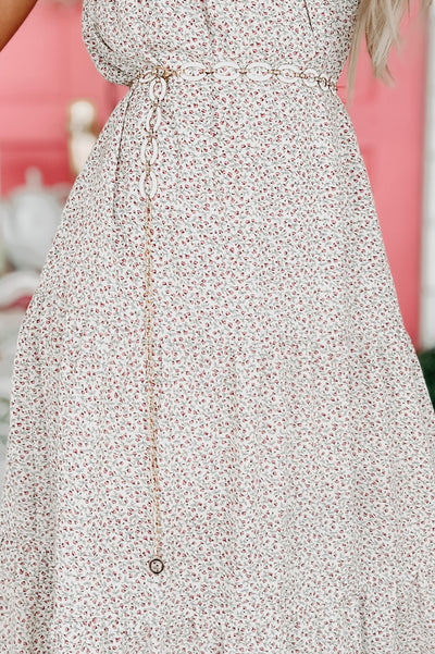 It's Oval For You Oval Chain Belt (White) - NanaMacs