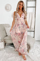 Someone To Admire Floral Maxi Dress (Blush) - NanaMacs