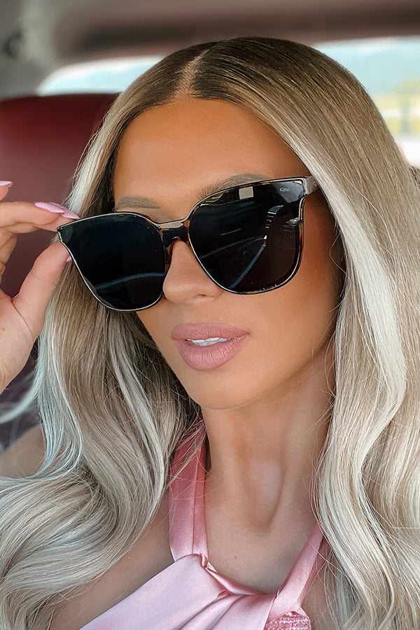 Keep Watching Polarized Tortoise Wayfarer Sunglasses (Tortoise/Black) - NanaMacs