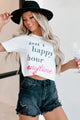 "Isn't Happy Hour Anytime" Graphic - Multiple Shirt Options (White) - Print On Demand - NanaMacs