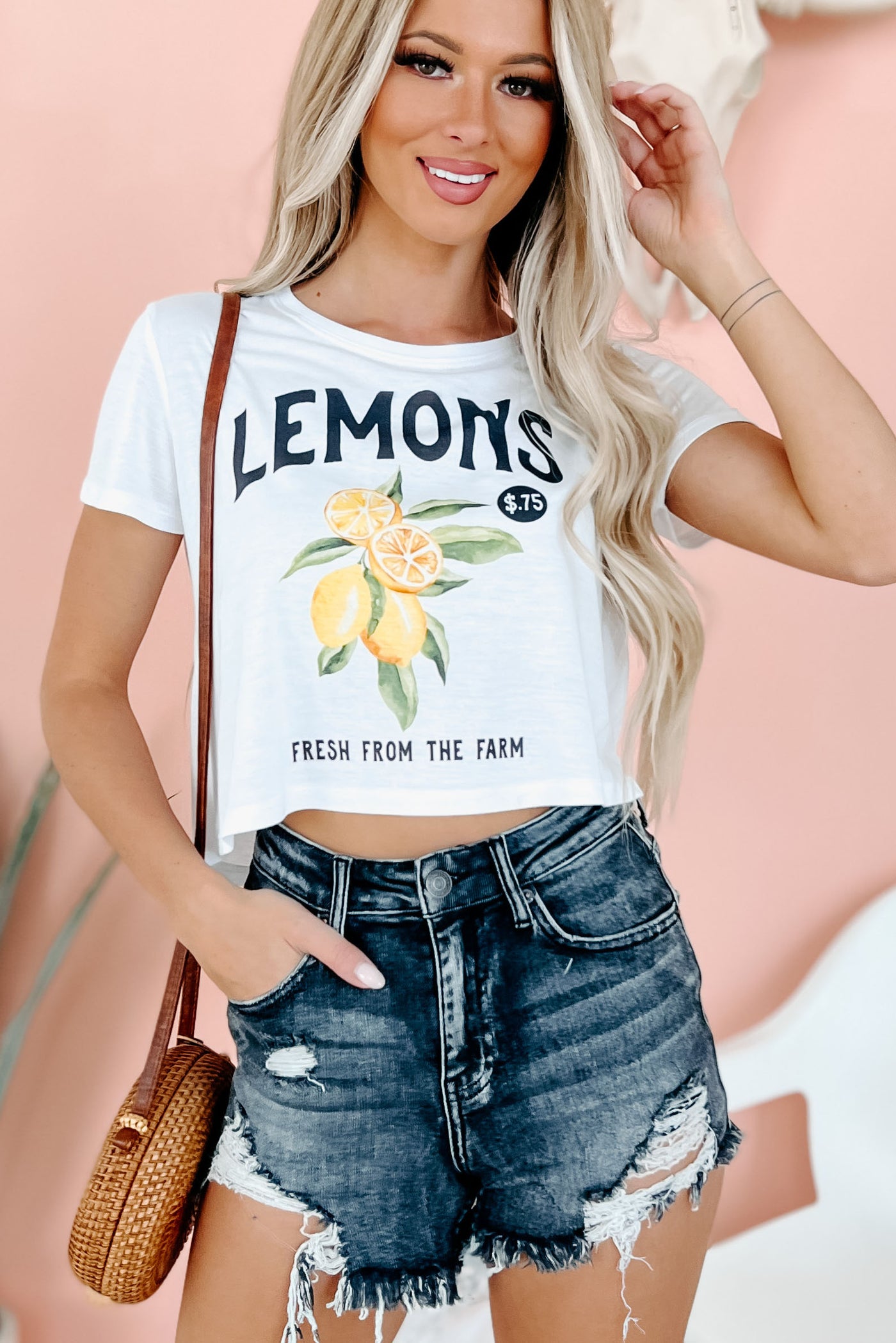 "Lemons" Graphic - Multiple Shirt Options (White) - Print On Demand - NanaMacs