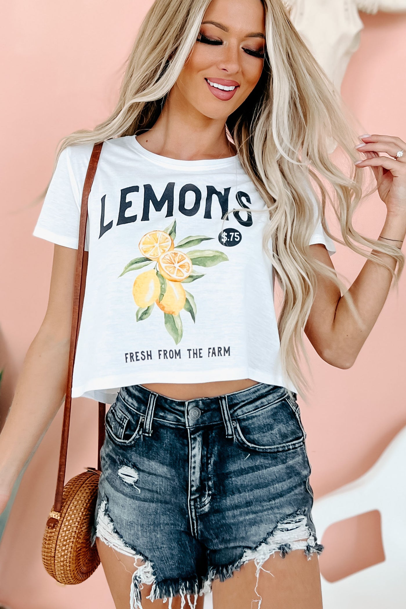 "Lemons" Graphic - Multiple Shirt Options (White) - Print On Demand - NanaMacs