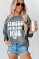 "Single Respectable Hoe" Corded Graphic Crewneck (Charcoal) - Print On Demand - NanaMacs