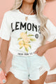 "Lemons" Graphic - Multiple Shirt Options (White) - Print On Demand - NanaMacs